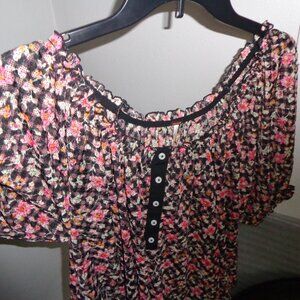 Free people low neck blouse